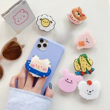Luxury Cell Phone Accessories for IPhone XS Holders for Your Cute Cartoon Mobile Holder Phones Stand Ring Grip Support Finger
