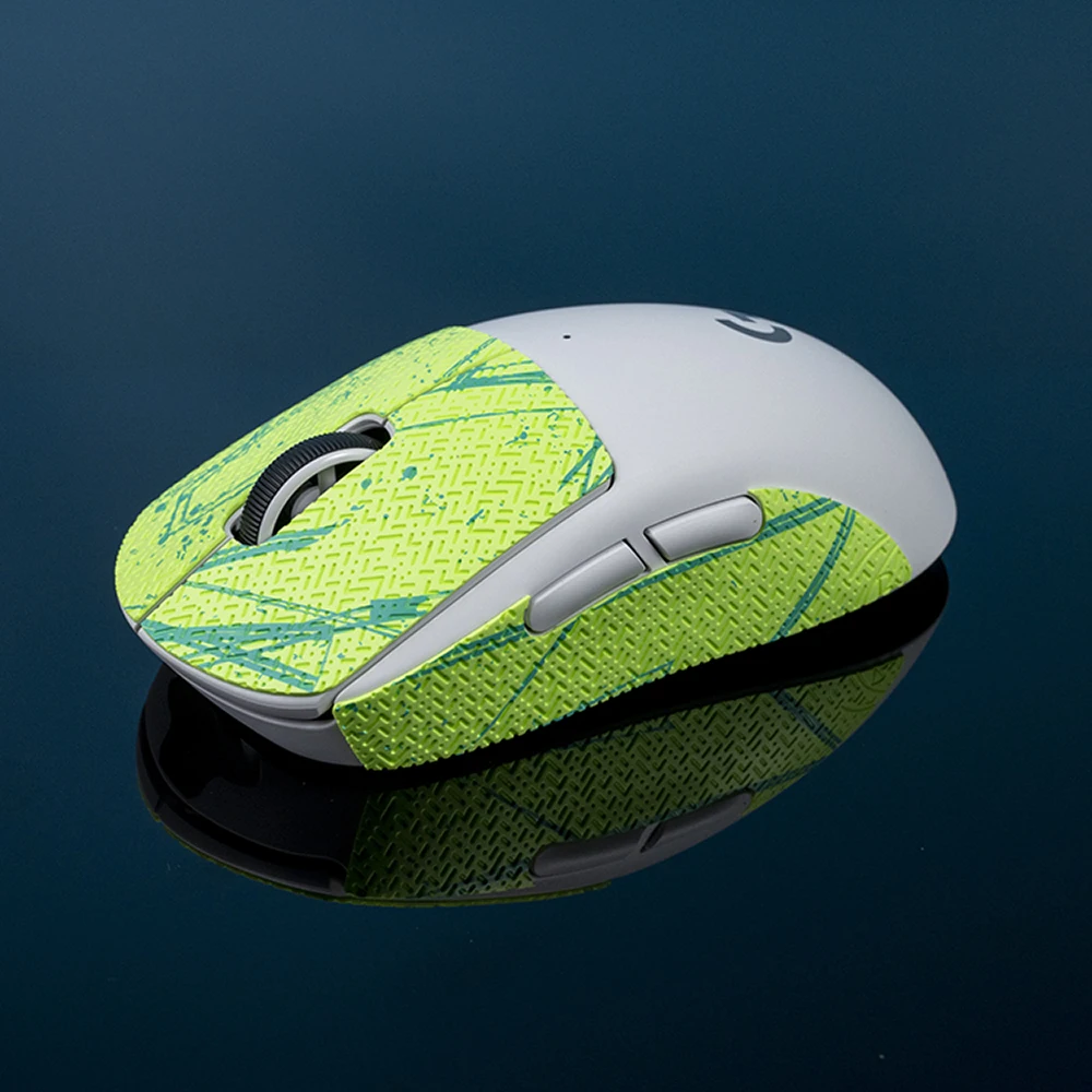 Mouse Grip Tape para Logitech g Pro x Superlight Gpx Skate Simples de Cor Sólida Adesivo Artesanal Antiderrapante Pele de Lagarto Chupar Suor - Imagem 2