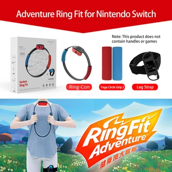 

For Nintend Switch Ring Grips Anti-Slip Grips Adjustable Leg Strap Set For Ring Fit Adventure Sport Game