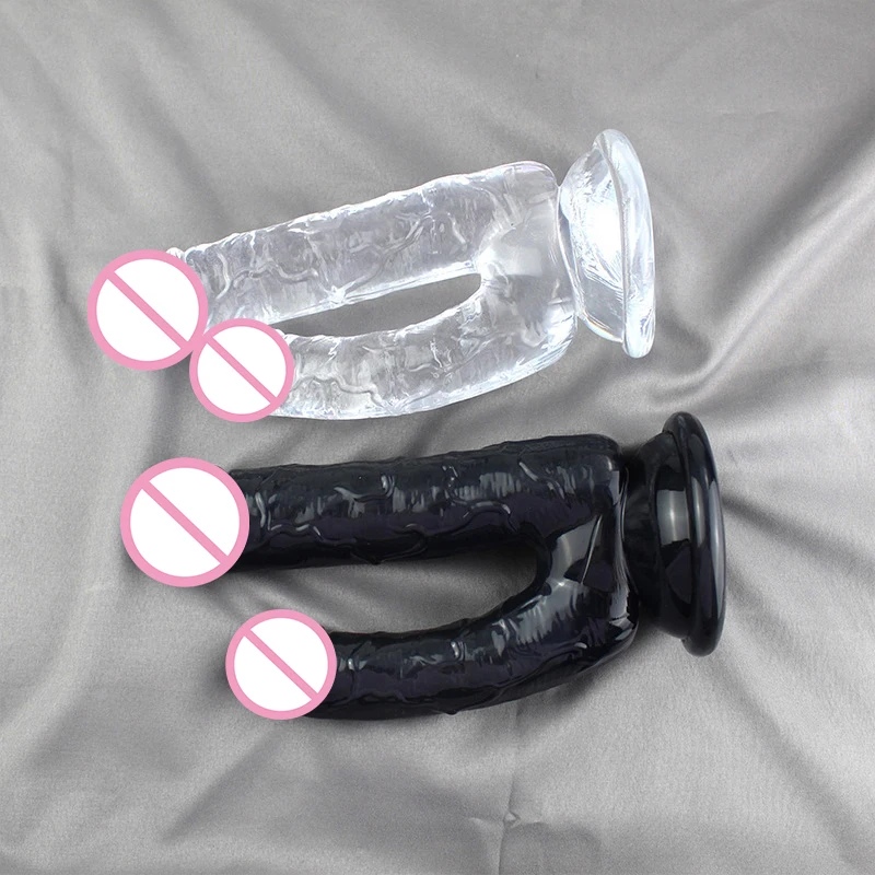 China Manufacturer Suction Cup Realistic Double Dildo Flexible Big Penis Sexy Goods Sex Toys for Women Adults 18 Lesbian Couples Vagina Anal Shop Exporters H225cace513d14205aab07a17e97e3b42L