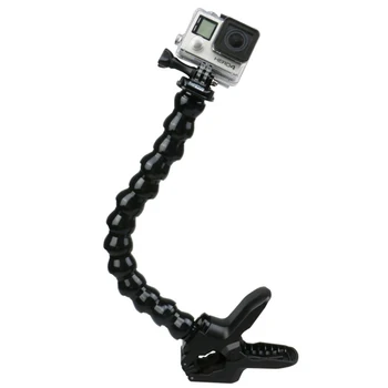 

Adjustable Holder Mounting Neck With Jaws Clamp Flexible Support Soft Pipe For Gopro Hero 1/2/3/3+/4/5 For SJ 4000/5000/6000