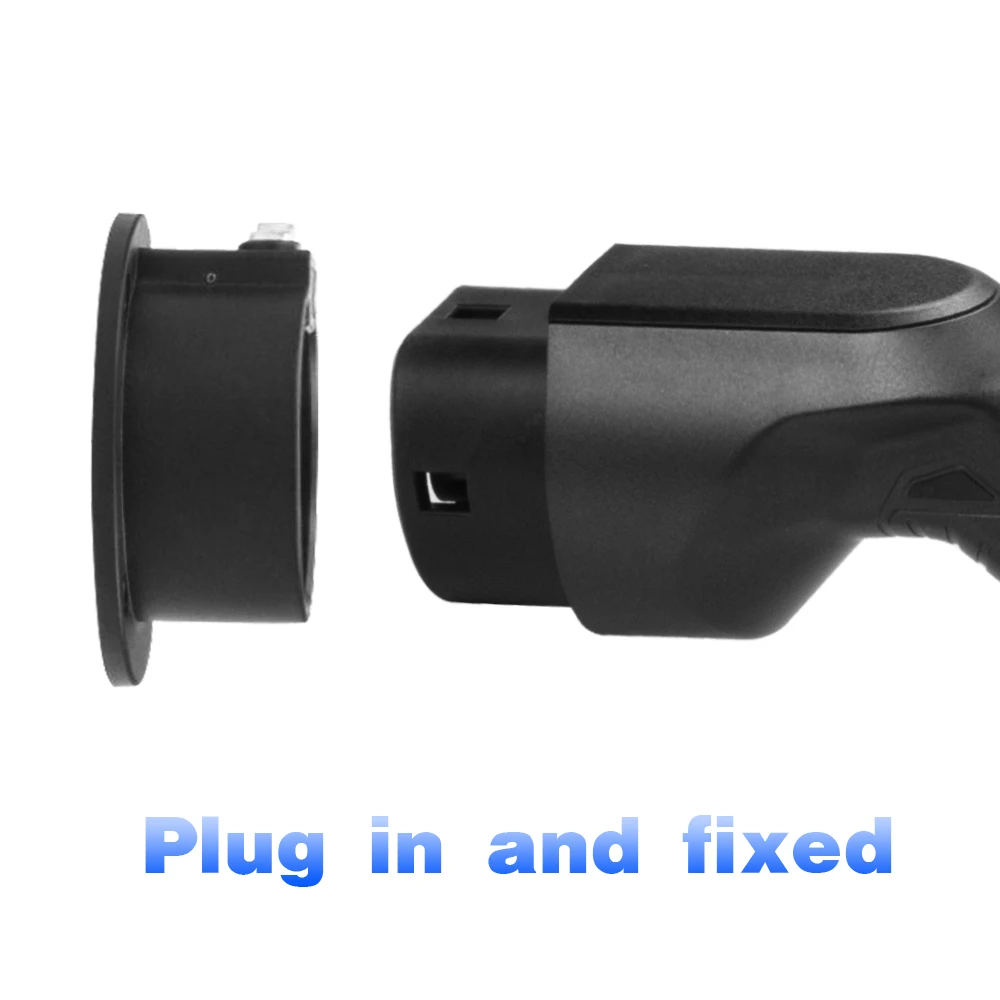 EV зарядное устройство кабель кобура для Type2 EVSE IEC 62196-2 Разъем гнездо держатель SAE J1772 AC манекен розетка станция Уровень 2