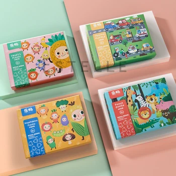 

Children Wooden Puzzle Traffic Baby Early Education Cartoon Puzzle Enlightenment Toys Christmas Birthday Gifts