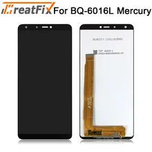 Для BQ мобильный BQ-6016L Mercury BQ6016L BQ 6016L ЖК-дисплей+ сенсорный экран Digiziter сборка черный белый цвет с инструментами лента