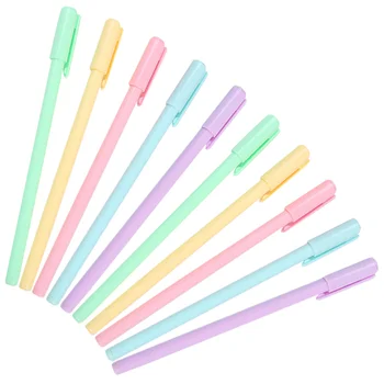 

20pcs Candy Color Neutral Pen Lovely Black Ink Pen for School Home Student