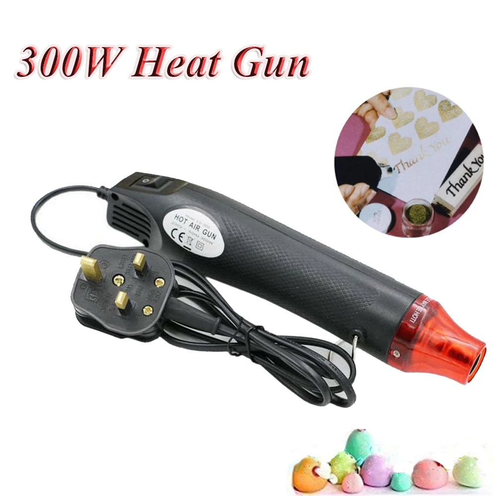 300W Mini Heat Gun Temperature Hot Air Guns Clay 230V Embossing Drying