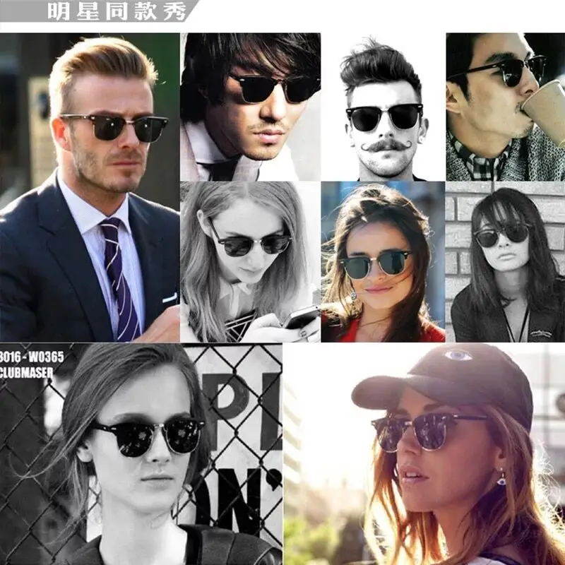 Top quality Real Glass lens Acetate frame men women Sunglasses 3016 Luxury  Brand Design driving sun glasses Goggles Female