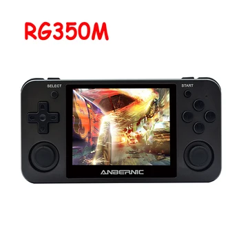 

RG350M New Retro Handheld Game Console 3.5 Inch IPS Screen 64Bit Opendingux for MD/FC/PS1/CPS1/GB/GBA/GBC Built-in 13000+ Games