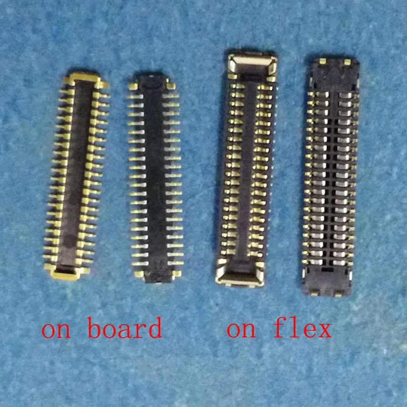 

2pcs LCD display screen flex cable FPC connector For One Plus OnePlus 5T 1+5T A5010 plug port on motherboard board 40pin