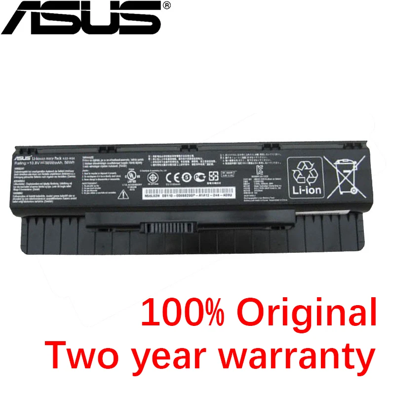 ASUS Original A32-N56 5200mAh For ASUS N46 N46V N46VJ N46VM N46VZ N56 N56V N56VJ N56VM N76 N76VZ A31-N56 A33-N56 Laptop Battery