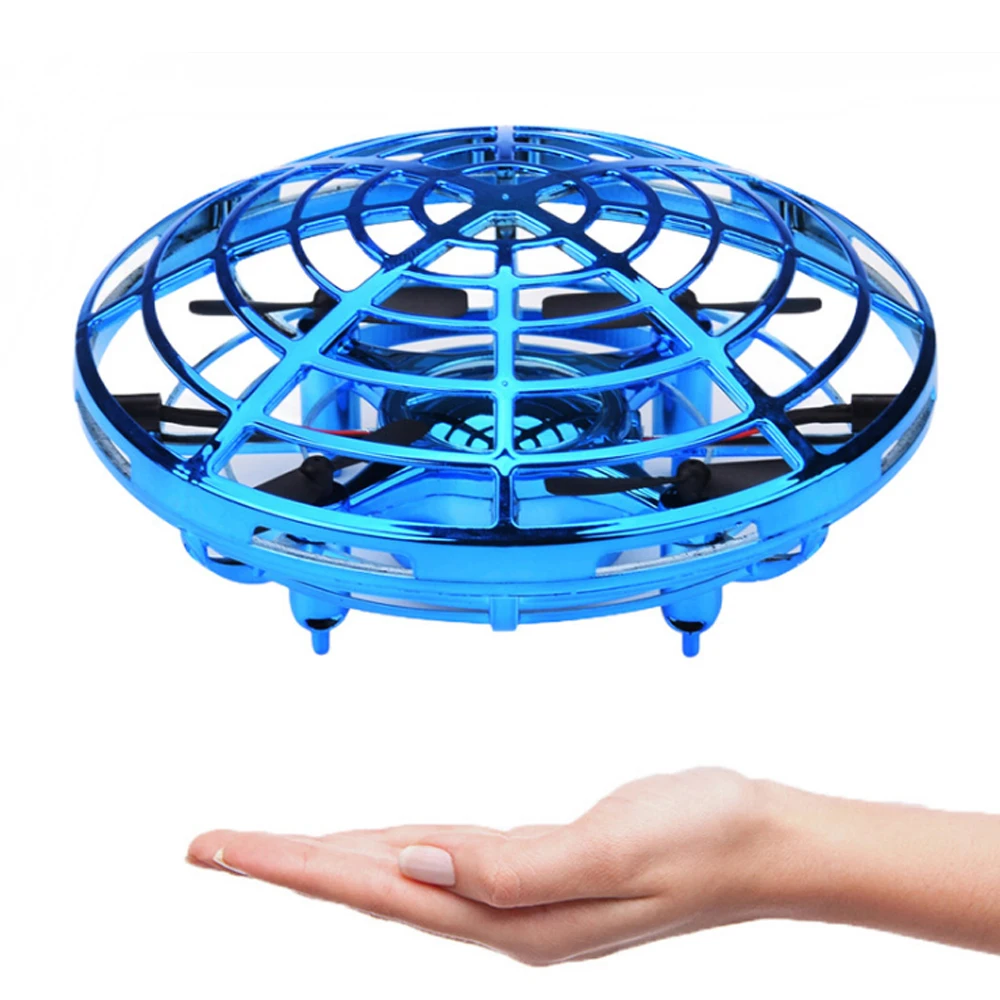 Economici Quadcopter Mini Drone UFO Quadcopter di Induzione A Raggi Infrarossi Sospensione Luce di Volo Giocattoli Mini RC Drone Regalo dei bambini Figura Giocattoli