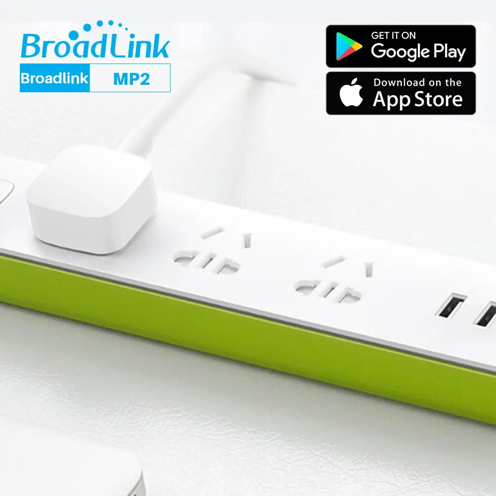 Broadlink MP2 WiFi Smart power Strip удлинитель Разъем синхронизации 3 AC штепсельная розетка с 3 USB через приложение управление Умный дом