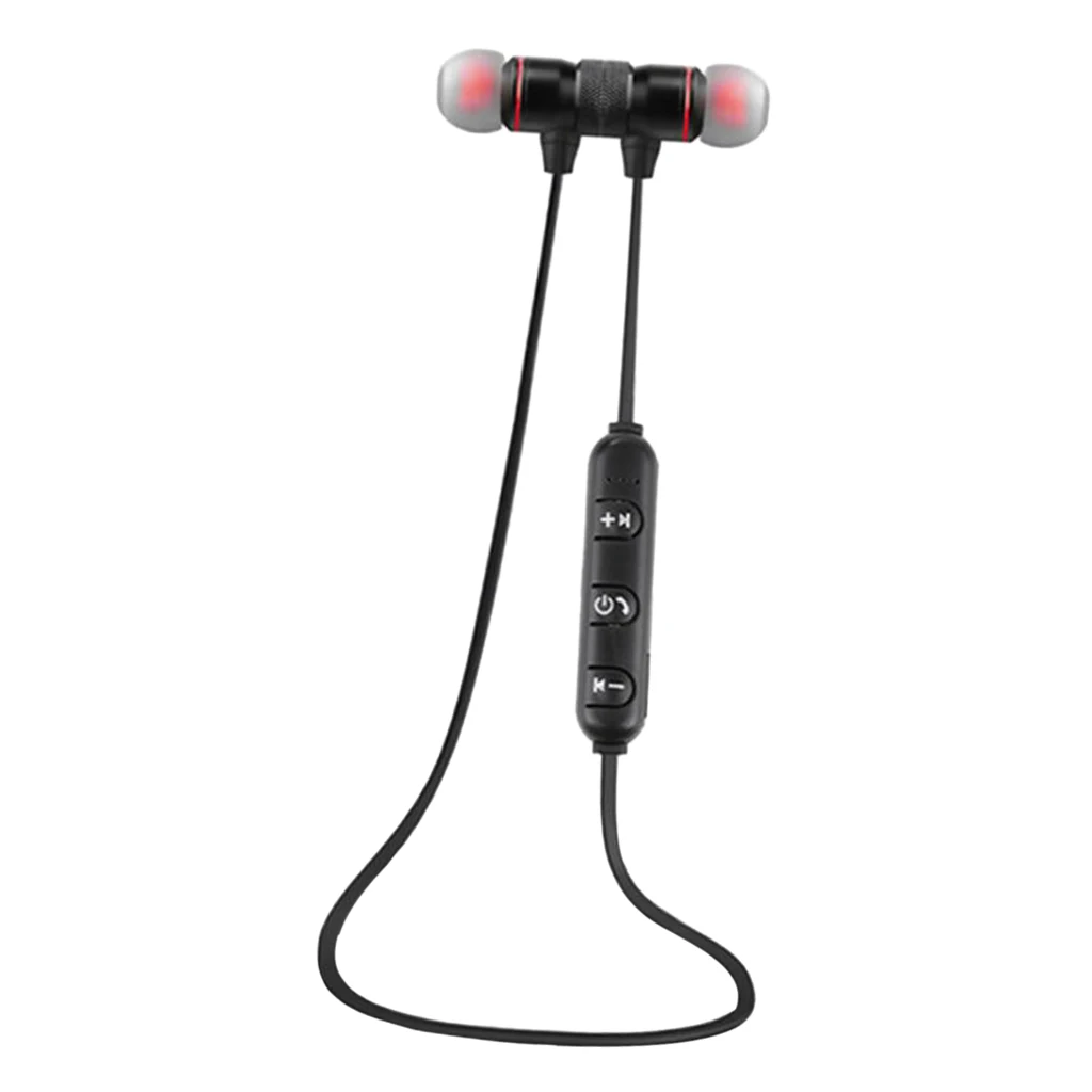 Беспроводные наушники Bluetooth 4 1 спортивные с шейным ремешком музыкальные HiFi