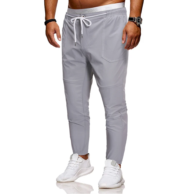 Automne hommes pantalon хип-хоп шаровары для бега pantalon nouveau мужские панталоны брюки карго мужские уличные плоские спортивные штаны