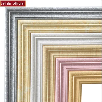 

Baseboard 3D foam waist line foam seal border waterproof anti-collision TV background wall ceiling decorative wall stickers