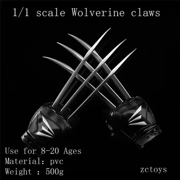 

2Pcs/Set 1: 1 Cosplay X-Men Wolverines Claws Logan Blade Claw Prop Super Hero Leg Paw Toy Gift Model Arms