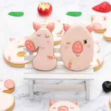 10 шт./компл. свинья номеров 0-9 печенье резак штамповый торт декоративные фигурки жениха и невесты; сахарные формы DIY Инструменты для выпечки 72XF