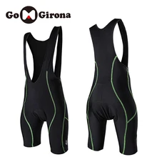GOMGIRONA велосипедные шорты с нагрудником для спорта на открытом воздухе, одежда для велоспорта, велосипедные шорты, Ropa велосипедные штаны, противоударные 3D гелевые силиконовые накладки