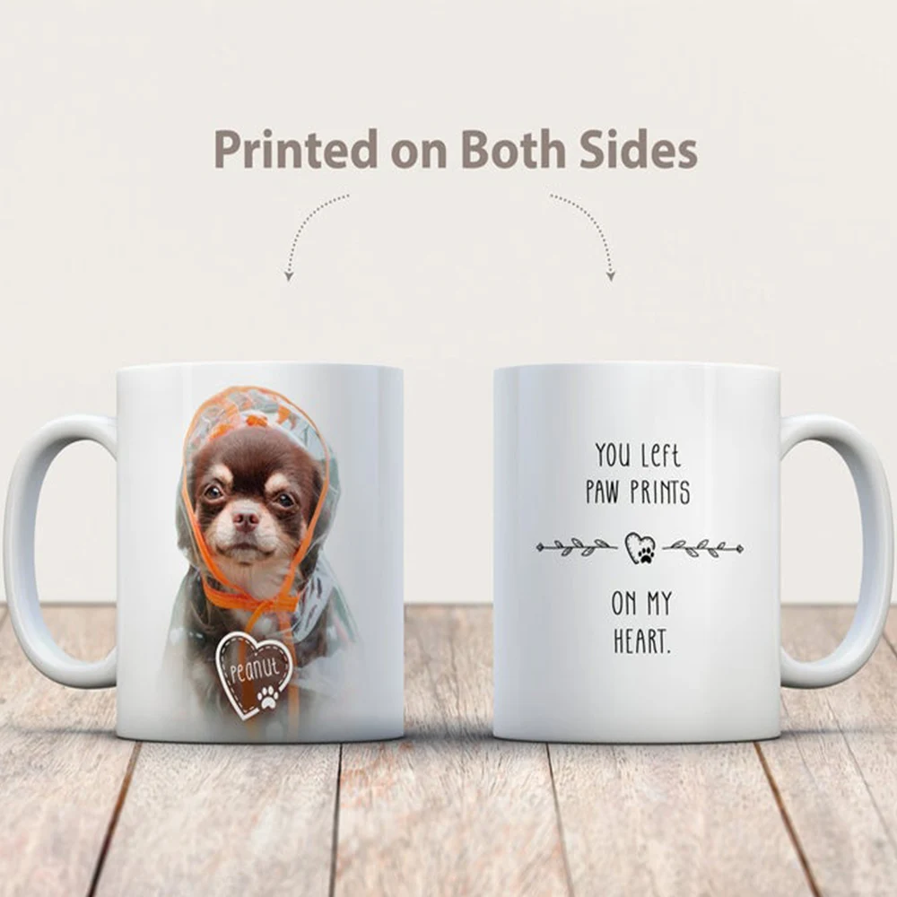 Custom Mug Pet Portrait Ceramic Tumbler