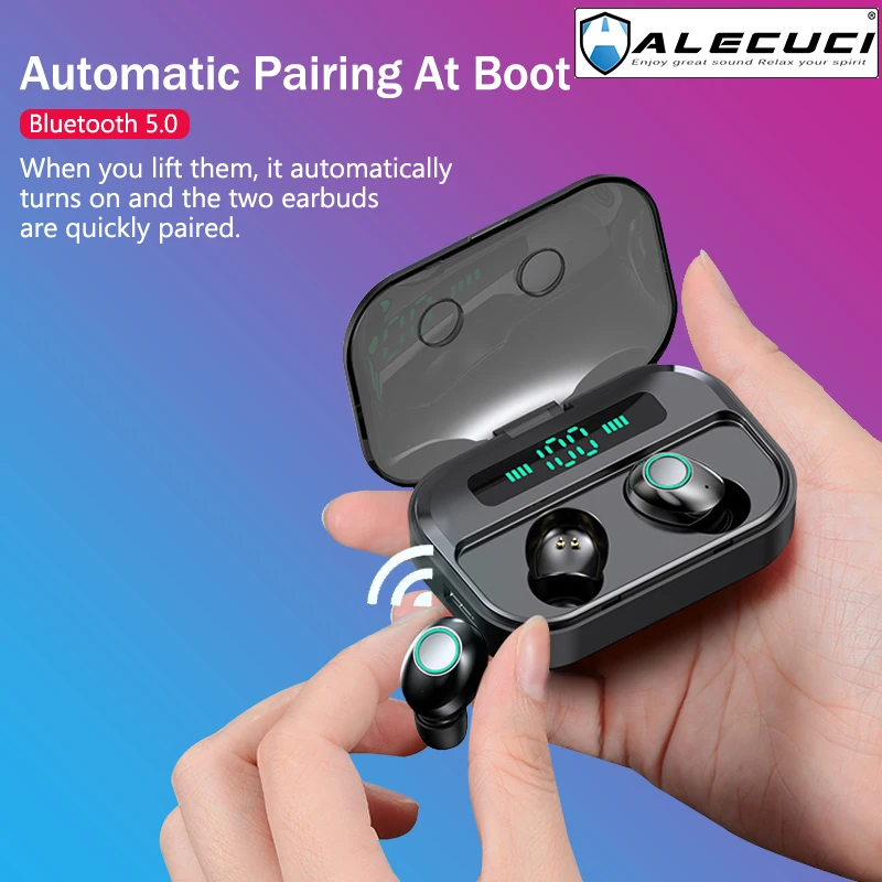 Беспроводные наушники ALECUCI M7 Bluetooth 5 0 время работы 120 часов глубокие басы стерео