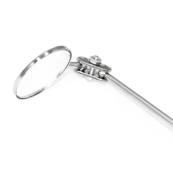 

New Car Telescopic Inspection Round Mirror Extended Car Angle View Tool 50MM D iameter Dewtreetal Round Mirror Extending