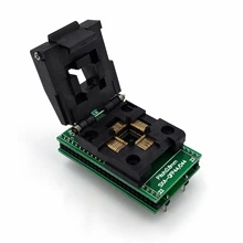 QFP44/PQFP44/TQFP44 к DIP44 SA245A шаг 0,8 мм IC программист тестовая розетка адаптер