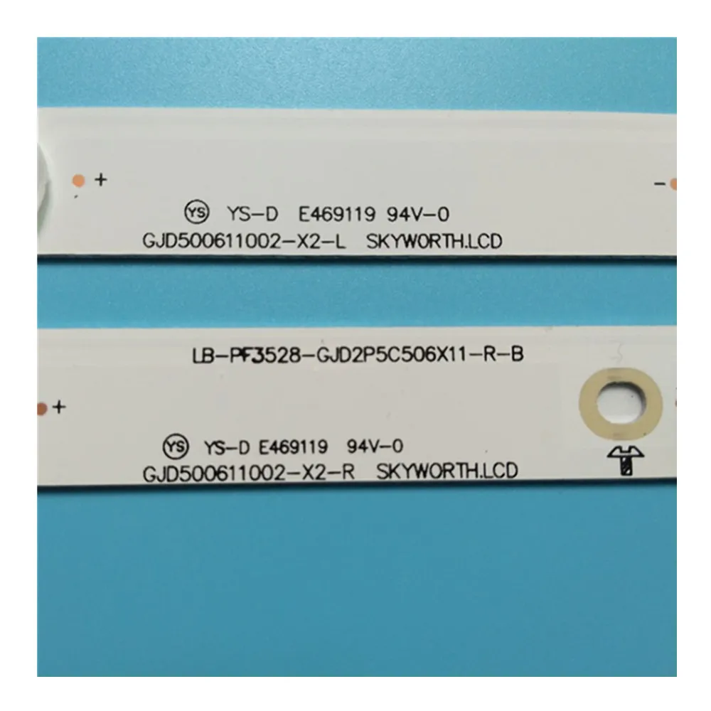 Kit de Faixas de Led 12 Peças Kit 100 Philips 50 tv 50pft4509 50pfh4109 50pft5300 12 Tpt500j1 Le8 500tt25 500tt26 500tt55 500tt56 Novo - Imagem 2