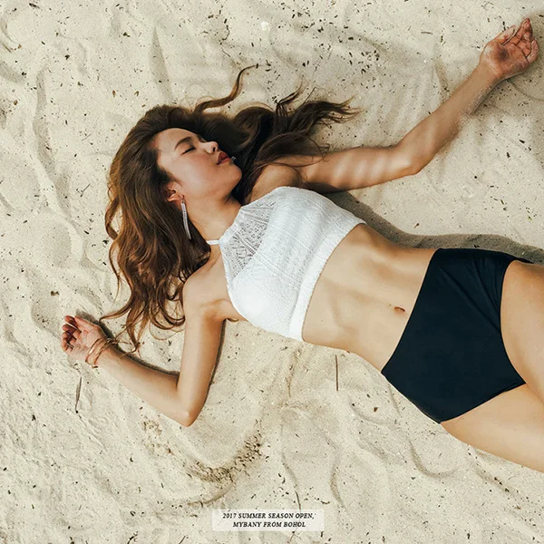 

New Style South Korea Sexy Bathing Suit-Style Split Type Slimming Hipster Bathing Suit Women's Holiday Swimming Swimwear Bikini