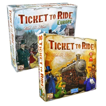 

English US /European Edition Board game Ticket To Ride Family Party Table Game Party Games For 2-5 Players