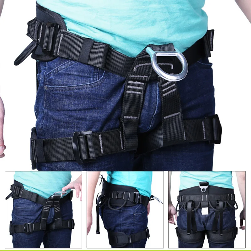 Belt Safety Harness Rock Mountain Climbing Rappelling Rescue Protection High Quality Safety Belt