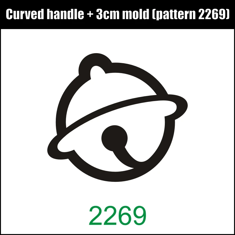2269 with handle JINXINYANG 3 см торт брендинг плесень выпечки Формочки на пару булочки горячего тиснения медная форма опциональный узор - Цвет: 2269 with handle