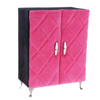 

1/6 Scale Cabinet Closet (Openable) for Dollhouse Living Room or Bedroom Decor, 12inch Dolls Accessories, Furniture for Blythe