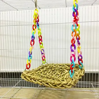 

1Pcs furniture Swing Practical Durable garden muebles Parrot Rat Grid Ferret Bird Hammock for Animal mobilier d'extérieur