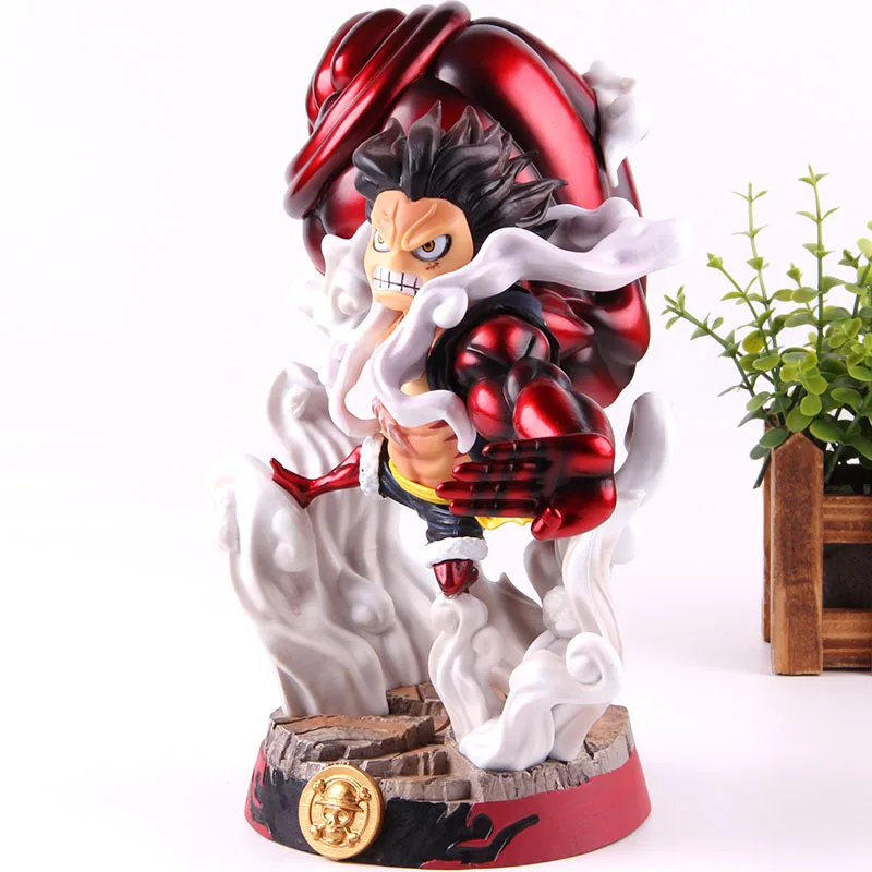 One piece gear 4 Luffy Monkey D Luffy gear большой пистолет ПВХ фигурка Коллекционная модель игрушки Аниме Кукла подарок для мальчиков