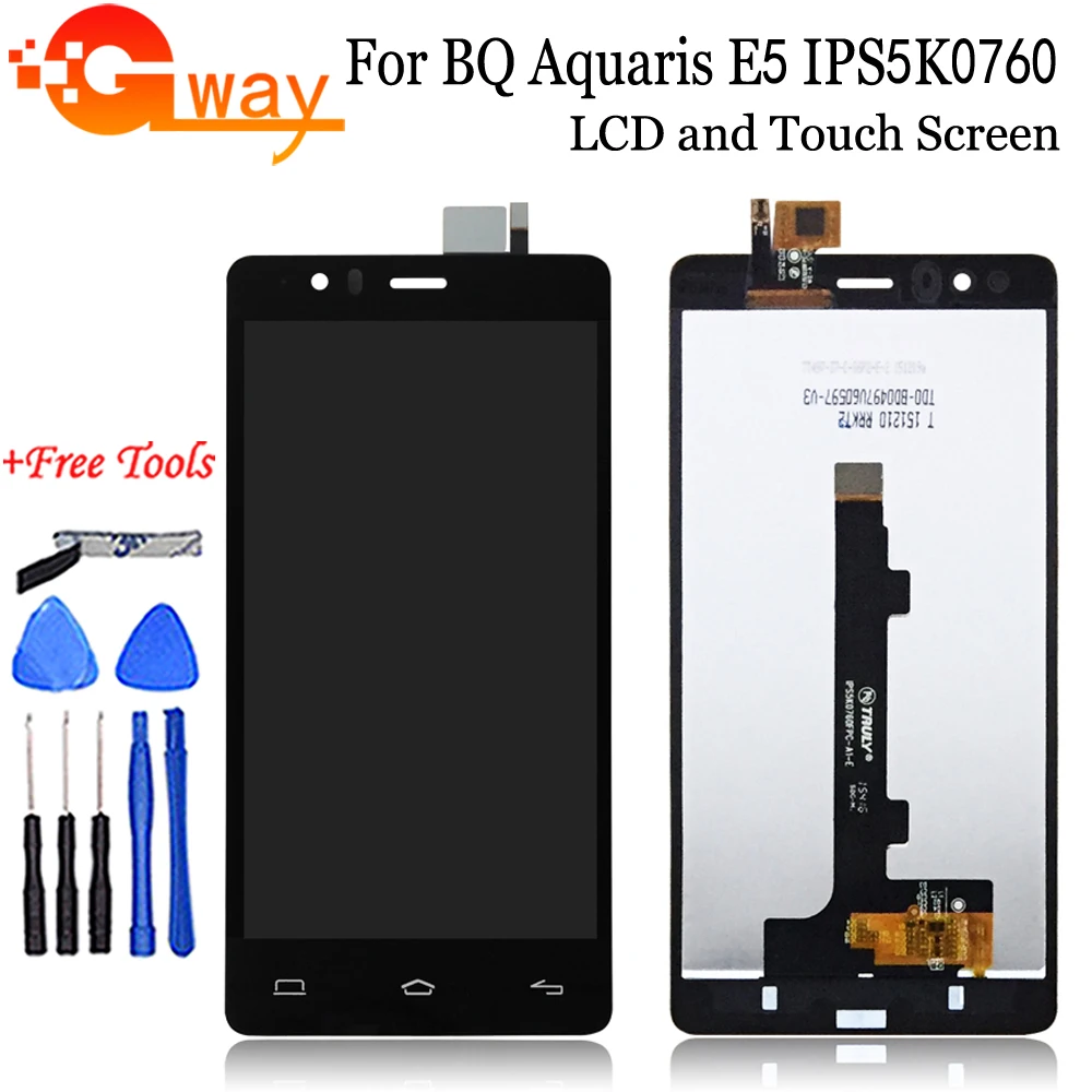 Для BQ Aquaris E5 ЖК-дисплей FHD lcd + Тактический сенсорный телефон новый запас |