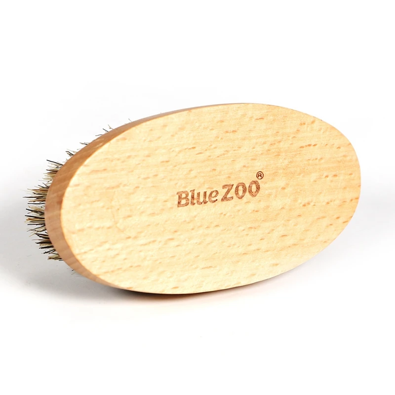 Bluezoo Мужская щетка для бороды кабана Щетина Щетка для бритья мужской уход за бородой