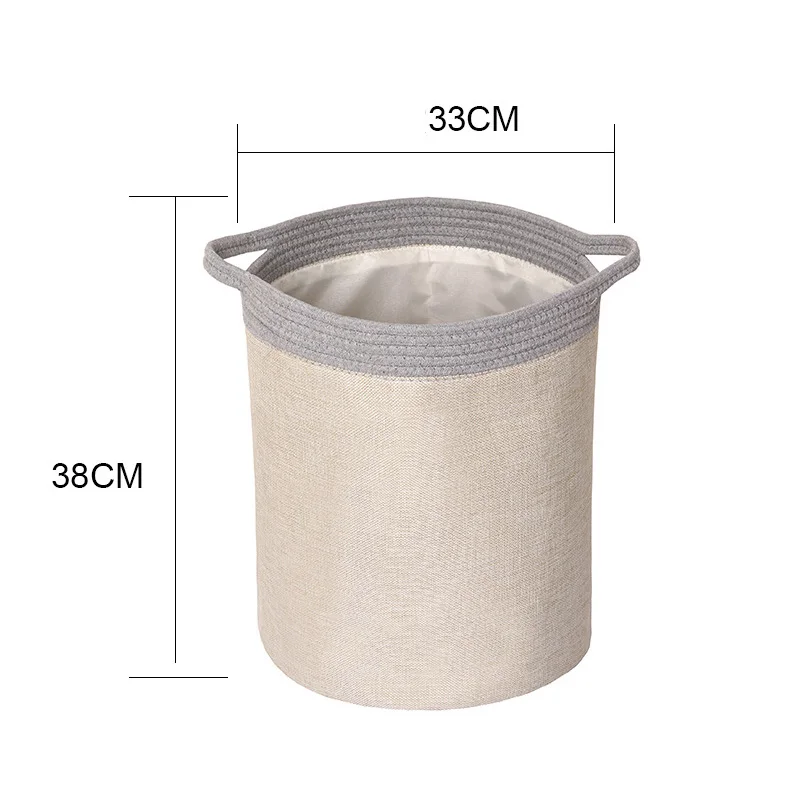 B khaki 33X33X38CM Корзина для белья, белья, мешалки, сумки для хранения игрушек со съемными кронштейнами, хорошо удерживающие обновления, органайзер для белья - Цвет: B khaki 33X33X38CM