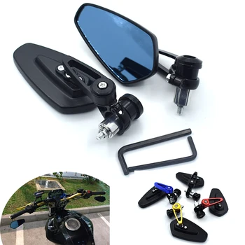

Universal 7/8 "22mm CNC aluminum motorcycle handlebar rearview mirror For YAMAHA YZF R1 R6 R6S YZF-R25 YZF-R3 YZF R125 YZF-R5
