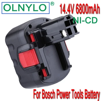 

14.4V 6800mAh For Bosch Ni-CD Rechargeable Power Tool Battery For Bosch BAT038 15614 1661 1661K 22614 23614 32614 33614