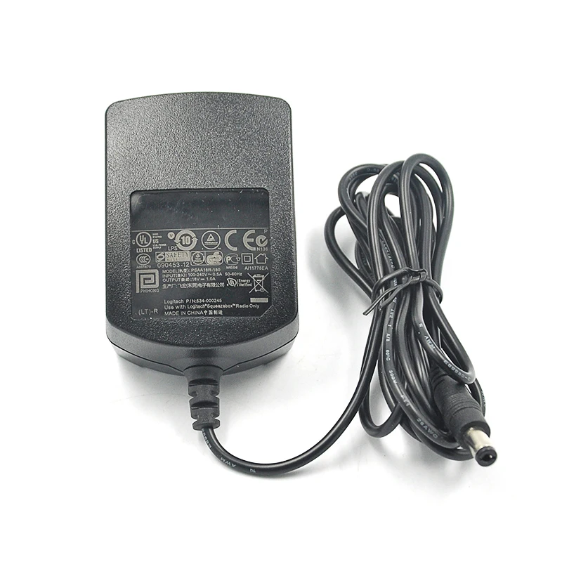 

Used AC DC ADAPTER PSAA18R-180 for Squeezebox Radio Power Supply Cord Charger 18V 1A