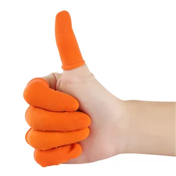 

Lateefah Anti-slip Finger Cover Silicone Fingers Caps Heat Resistant Finger Protector 100PCS Kitchen Factory