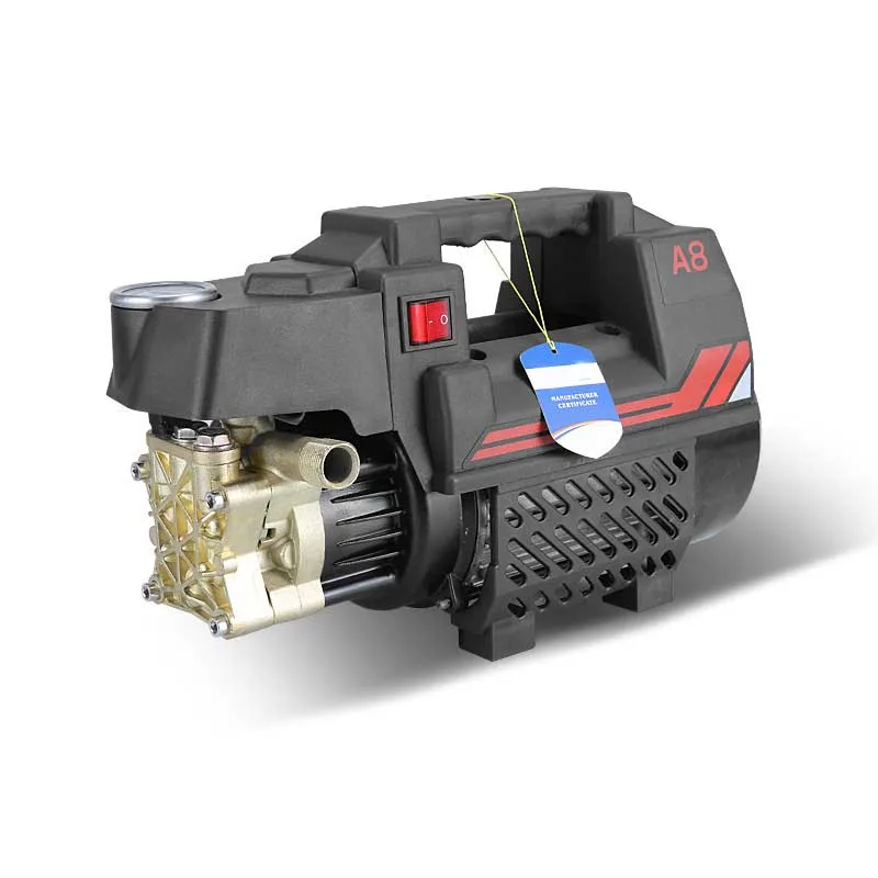 

A8 Car Wash Machine Household High Pressure Car Washer Foam Water Gun Car Wash Artifact Portable Washer Pump 220V~50HZ 1800W