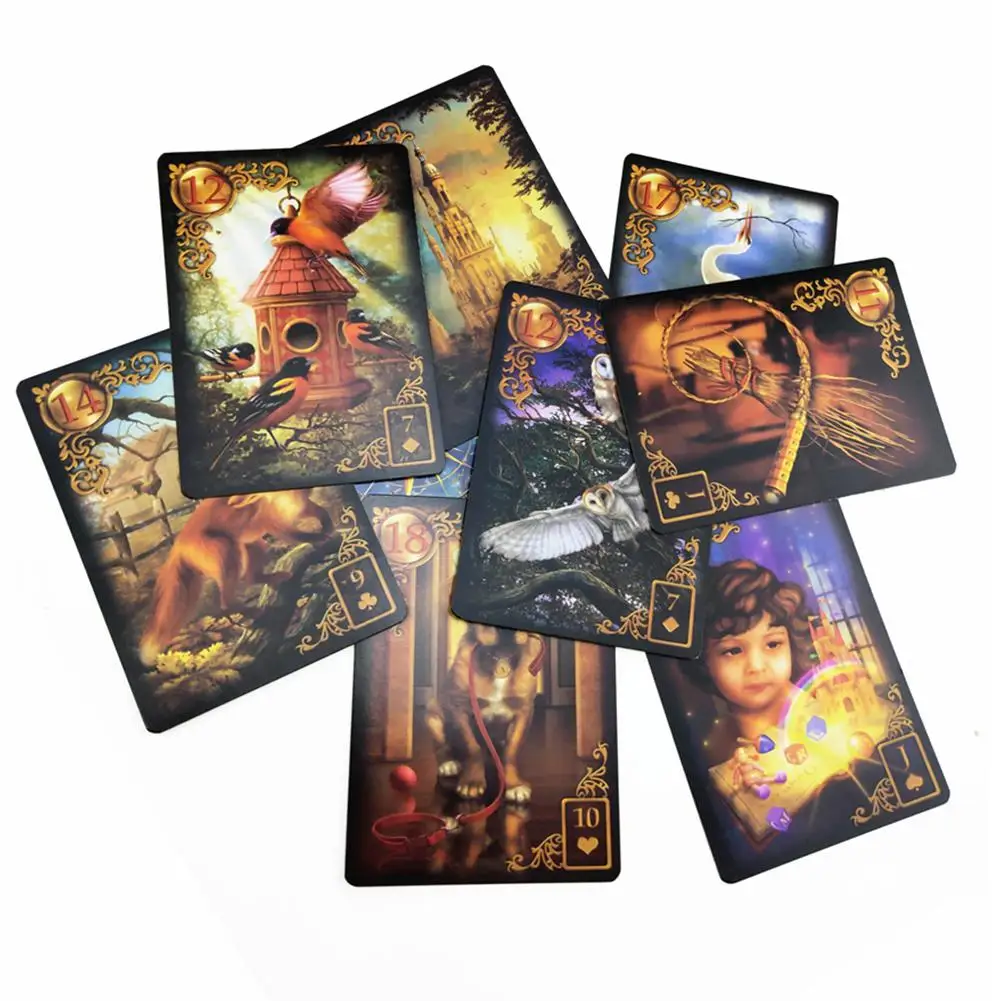 Новая карточная игрушка чтение Fate lenormand Oracle карты загадочные карты Фортуны Таро игра для гаданий Fate Card