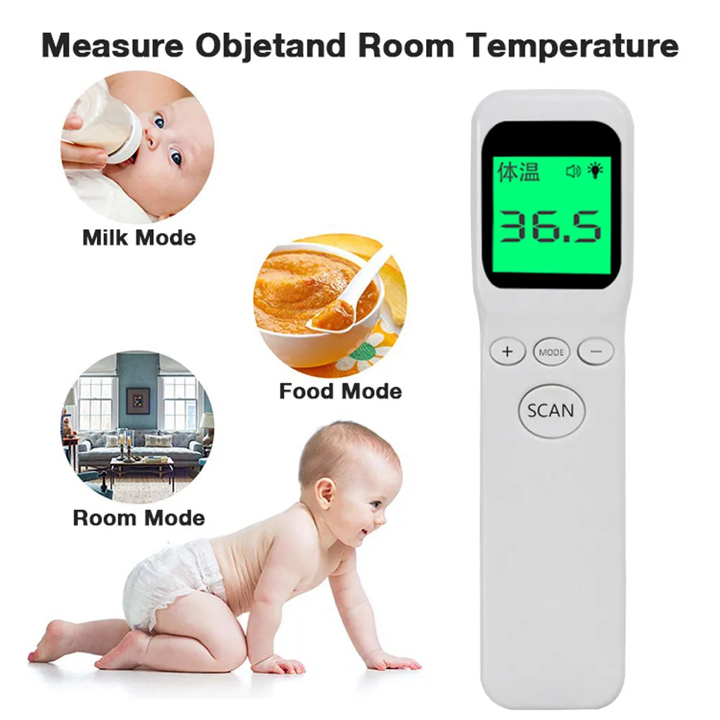 

New Household Health Monitor Thermometer , Non Contact Digital Multi-function Laser Infrared IR Forehead Thermometers Gun