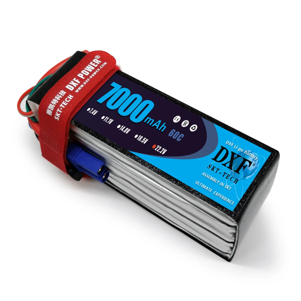 DXF 6S 22.2V 7000mAh 60C Lipo