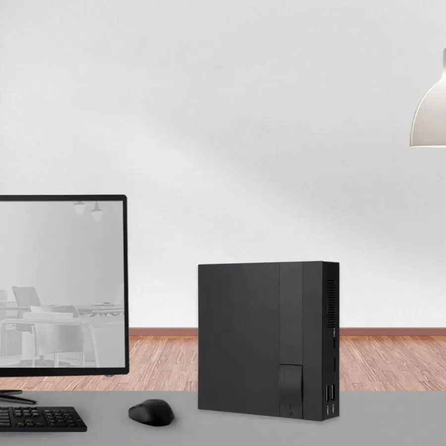 8 ГБ ОЗУ+ 64 ГБ SSD M для Windows 10 домашнего использования мини-ПК для 4K UHD HDMI/type-C(100-240 В) USB Mini