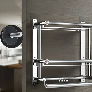 

PVC Strong Adhesive Nails Wall Poster Seamless Wall Hook Waterproof Durable Transparent Kitchen Bathroom Screw Hook Hanger