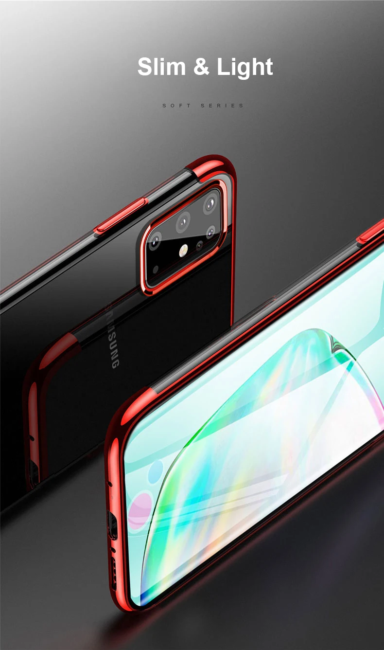 Note 20 Ultra Case Slim XUANYAO Luxury Silicone Soft Coque For Samsung Galaxy Note 20 8 9 10 Plus Case Plating Clear TPU Cover (5)