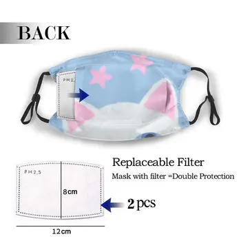 

protective mask with filter Cats Make Me Happy Not So Much anti dust PM2.5 reuse adult teen child girl