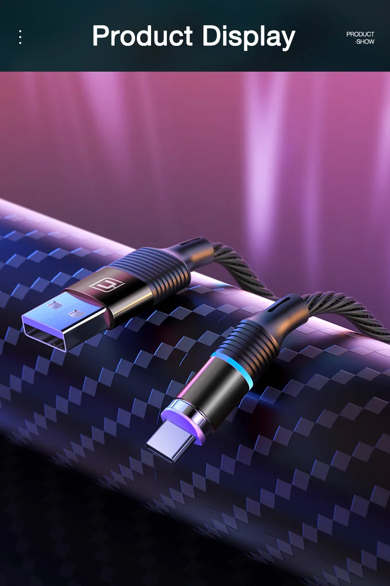 5A Super fast charge QC4.0 Magnetic Cable USB C Charging (13)